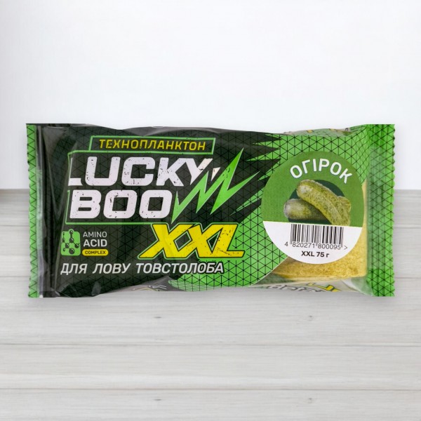 Технопланктон Lucky Boo XXL Fluo, 3шт/уп, 225г, Огірок